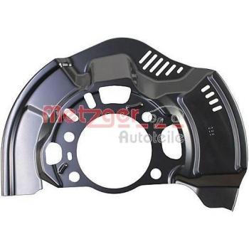 Chapa protectora contra salpicaduras, disco de freno METZGER 6115315