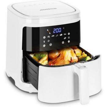 Freidora de Aire Aigostar 7L 1900W sin Aceite con Pantalla Táctil LED, 7 Programas, Rejilla Antiadherente y Libro de Recetas