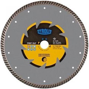 Tyrolit 467414 Standard Sierras Para Corte En Seco, Dcu-Fc, C3R, 115Mm X 2Mm X 22.23Mm, 7Mm Altura De Segmento