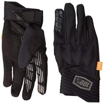 100 Percent Cognito 100% Glove Black/Charcoal LG Guantes para ocasión especial, Negro, Mediano para Hombre