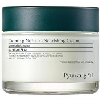 Pyunkang Yul Vegan Calming Moisture Nourishing Cream 50ml - Hydrating & Soothing with CICA, Ceramides, and Hyaluronic Acid for Soft Skin and Elasticity