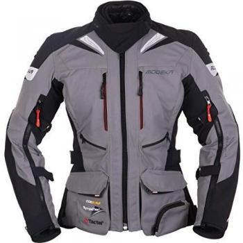 Chaqueta textil para motocicletas Modeka Panamericana para mujeres - Negro Gris (Talla 40)