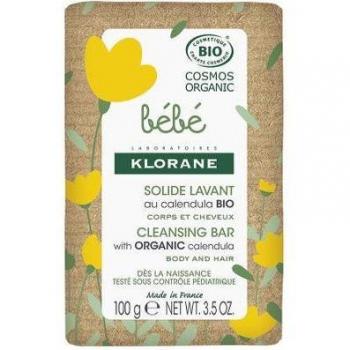 Jabón sólido para bebé a la caléndula BIO 100g