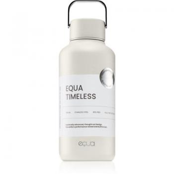Equa Timeless Stainless Steel Water Bottle Small Off White 600 ml