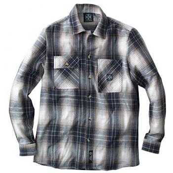 Camisa Riser Marrón-Azul de West Coast Choppers