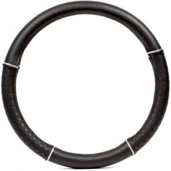 BC Corona FVO10123 Funda de Volante Inserto Cromo, Negra/Cromado