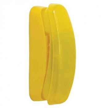 Teléfono Axi Amarillo de Plástico - Accesorio para Casa de Juegos/Torre de Juego (6x8x22 cm)