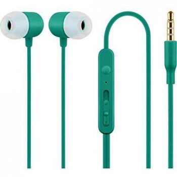 acme HE21B in Ear Headphones with Microphone Blue