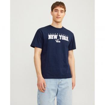 Camiseta Hombre Jack & Jones Modelo Cory Manga Corta Color Azul Marino