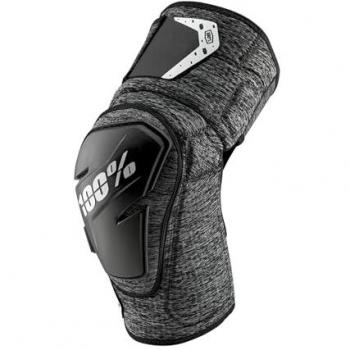 Rodilleras 100% Fortis Jaspeado-Negro L-XL
