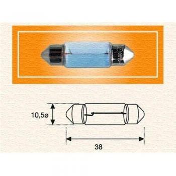 Magneti Marelli 009418100000 Lámpara Plafón C5W 12V, Set de 10