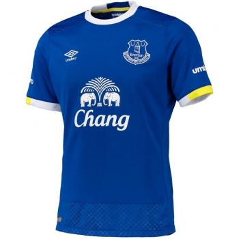 Umbro Home S/S Camiseta De Fútbol Oficial, Hombre, Azul