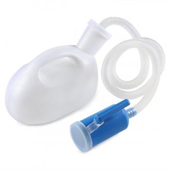 bestool Hombres de 2000 ml portátil orinal orina botella para hospital Camping coche viajes inodoro orinal, blanco