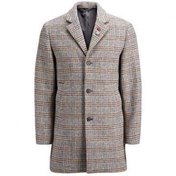 Jack & Jones Jorluke Wool Coat Abrigo, Multicolor
