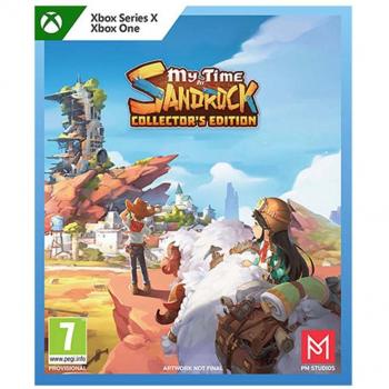 My Time At Sandrock Collectors Edition - Juego para Consola Microsoft XBOX Series X, incluye contenido adicional exclusivo, arte conceptual, banda sonora digital y una figura coleccionable