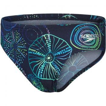 Speedo - Bañador Slip Allover 6.5 cm para niños