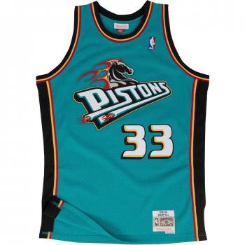 Mitchell & Ness Detroit Pistons Grant Hill Teal Swingman Jersey