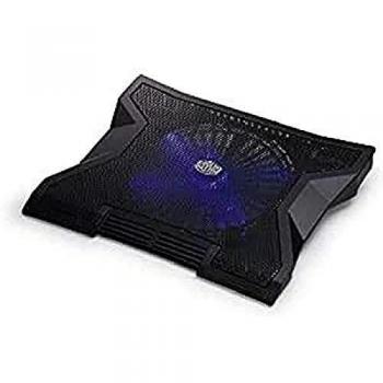 Cooler Master NotePal XL / R9-NBC-NXLK-GP, Bases de refrigeración, Ventilador silencioso de 230 mm con led azul, Hub USB