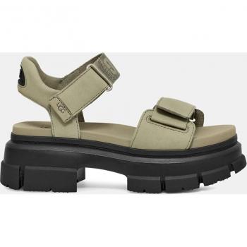 UGG - Sandalias planas Ashton Ankle de mujer verde menta tamaño 40