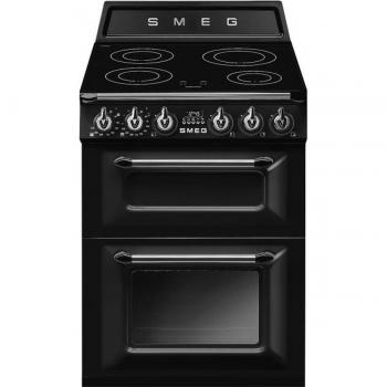 Cocina de Inducción SMEG TR62IBL2 en color Negro con 4 zonas y horno multifunción de 60cm