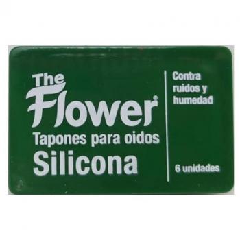 THE FLOWER TAPONES PARA OIDOS DE SILICONA 6 UNIDADES