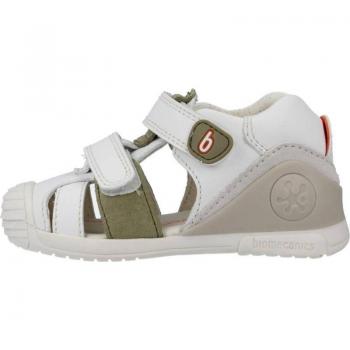 Sandalias Niño Biomecanics Modelo 232142B Color Blanco