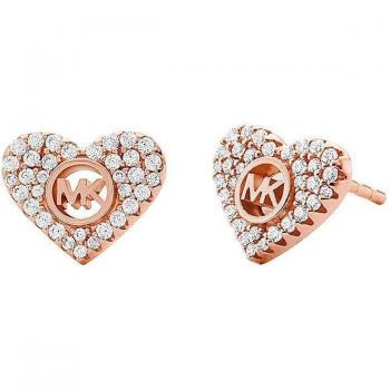 Pendientes Michael Kors PREMIUM Mujer Mod. HEART STUD, colección PREMIUM, diseño de corazón, material de alta calidad, acabado en acero inoxidable, cierre tipo presión, ideal para uso diario y ocasiones especiales