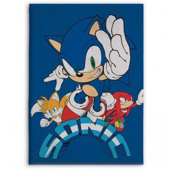 Manta Polar Sonic The Hedgehog SEGA 100x140cm