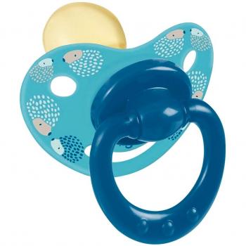 Tigex 80602095 - Pack de 2 chupetes de látex fisiológicos, diseño de erizos