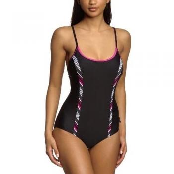eleMar Badeanzug - Bañador de una pieza , color gris, talla DE: 36 B-Cup