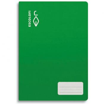 Libreta grapada Escolofi 32 hojas A4 4x4 verde