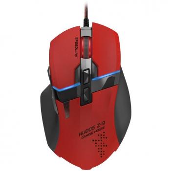 SPEEDLINK KUDOS Z-9 USB Laser 8200DPI Rojo mano derecha - Ratón