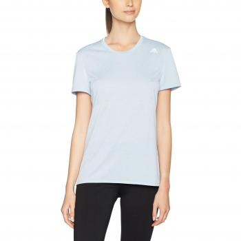 adidas Sn Ss Tee W Camiseta de Manga Corta, Mujer, Azul