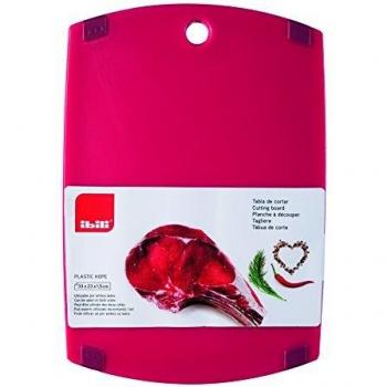 Ibili 749433R - Tabla para despegar carnes, plástico, rojo, 33 x 23 x 1 cm