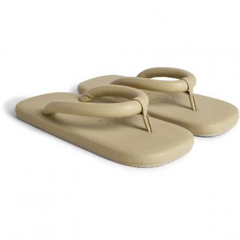 CAMPERLAB Hastalavista Sandals for Men - Beige, Size 40, Smooth Leather