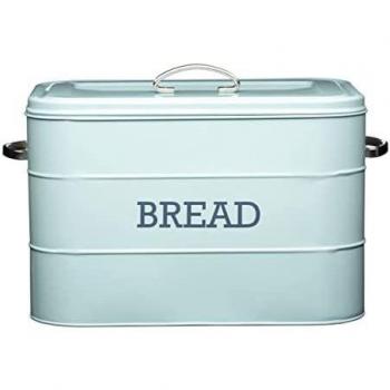 Panera Metálica Vintage KitchenCraft Living Nostalgia 34 x 21.5 x 25 cm, Azul