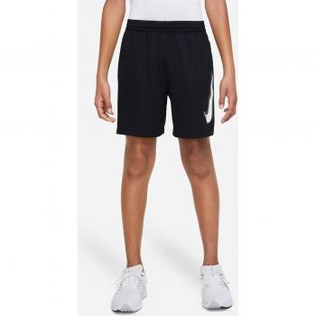 Nike Dri-FIT Multi+ Boys' Graphic Training Shorts - Black, Size S