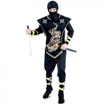 Fyasa 706114-T04 - Disfraz de Ninja para 12 años de Edad, Multicolor, Grande