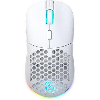 Newskill Arakne Elite Ivory Ratón Inalámbrico RGB 16000 DPI Blanco