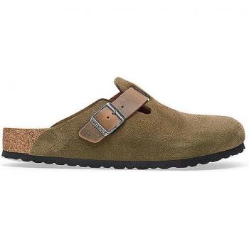 Birkenstock Boston Clogs, Olive Green, Size 46, Men's Classic Footbed