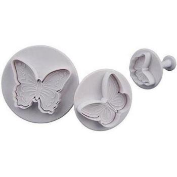 patisse Moldes expulsión por Fondant o Pasta de azúcar Mariposa Septiembre 3 PC