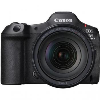Cámara Híbrida Canon EOS R5 Mark II + Objetivo RF 24-105mm F4L IS USM, 45 MP, Negro