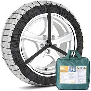 Fundas para Rueda de Nieve Picoya - Cadenas Textiles SILKNET Plus Talla 100 - Compatibles con 255/60 R18, 275/45 R20, 255/55 R19 y Más