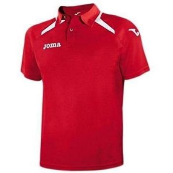 Joma Champion II - Polo para niño de 10 años, color rojo / blanco