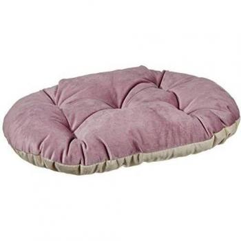 Cojín Doble Cara PRINCE para Perros y Gatos, Suave Terciopelo, Lavable, 43 x 30 cm, Rosa