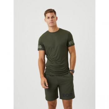 Björn Borg Borg Light T-Shirt Green, XXL