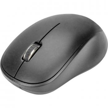 Ratón óptico inalámbrico ergonómico DIGITUS DA-20161, 3 botones, silencioso, ambidextro, 1200 DPI