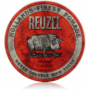 REUZEL Red Water Pomade, Soluble, High Sheen, Pack of 1