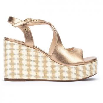 Sandalia cuña de piel Martinelli Kristen 1651-B026S para mujer