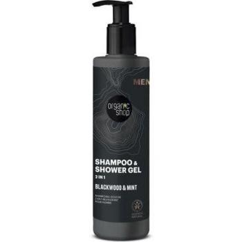 Organic Shop Men 2-in-1 Shampoo & Shower Gel Blackwood Oak Bark & Mint 280ml